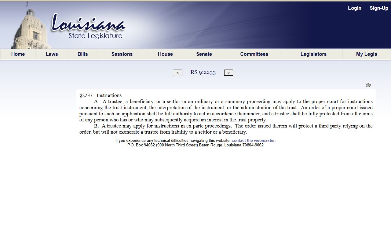 Concordia Parish arrest records related Louisiana court record statute source